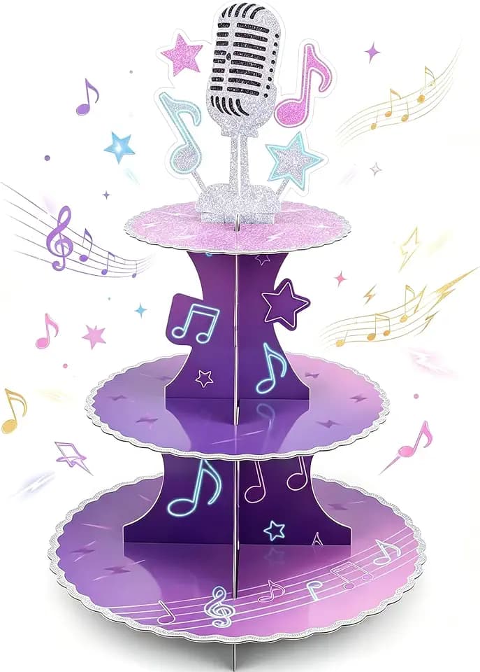 Kpop Cupcake Stand, Kpop Birthday Decorations, Cake Toppers