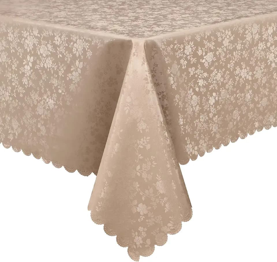 Smiry Rectangle Waterproof Heavy Duty Vinyl Tablecloths, 60 x 84 Inch
