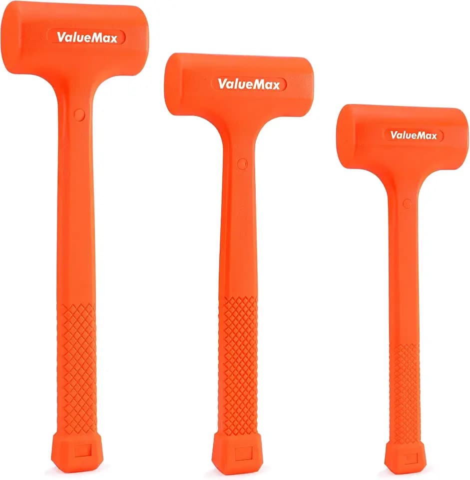ValueMax Dead Blow Hammer Set, 3 PCS Hammer Mallets, 1LB/2LB/3LB