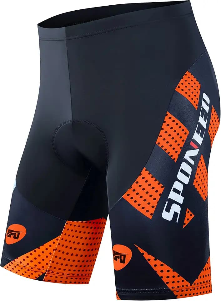 sponeed Men's Cycling Shorts Padded Bicycle Riding Pants Bike Biking Clothes Cycle Wear Tights