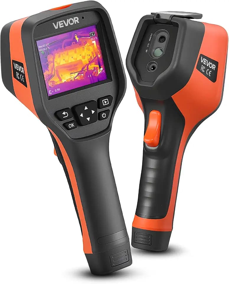 2025 AI-Powered Thermal Imager Pro,Thermal Imaging Camera with 256x192 IR Resolution & 2MP Visual Camera, 25Hz, 3.5" Touch Screen, -4°F to 1022°F, WiFi