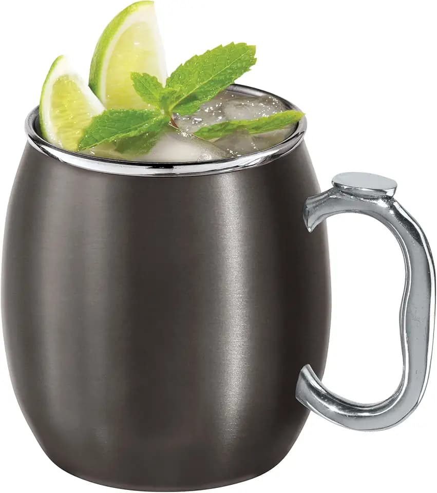Oggi Stainless Steel Moscow Mule Mug - 20 oz, Slate Grey