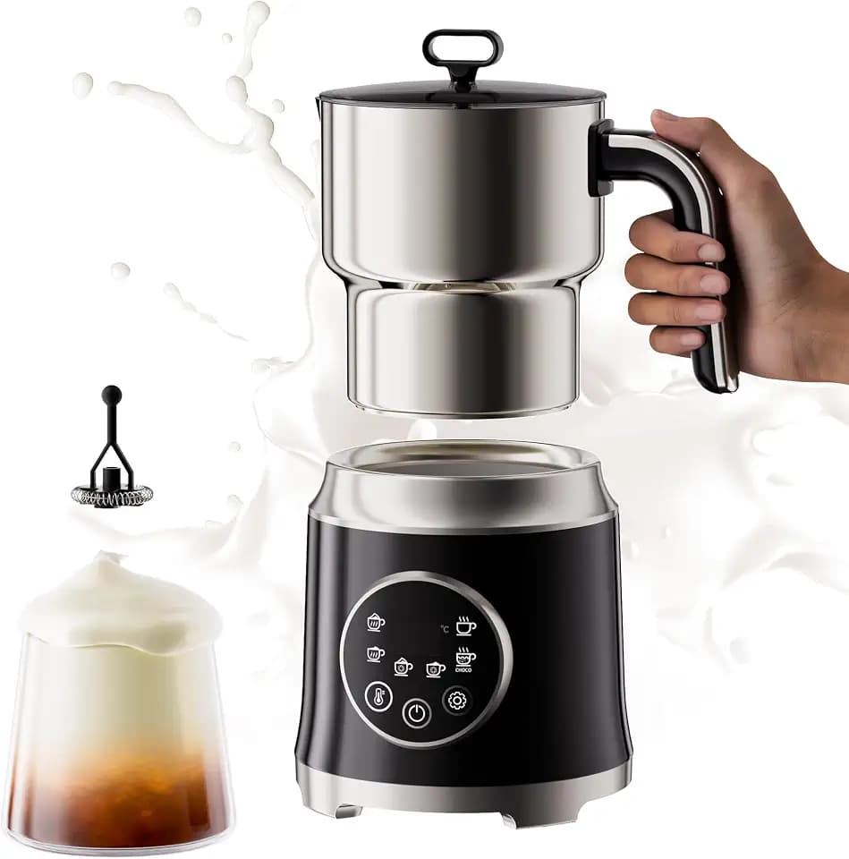 Milk Frother,Variable Temp and Froth Thickness,27oz/800ml Milk