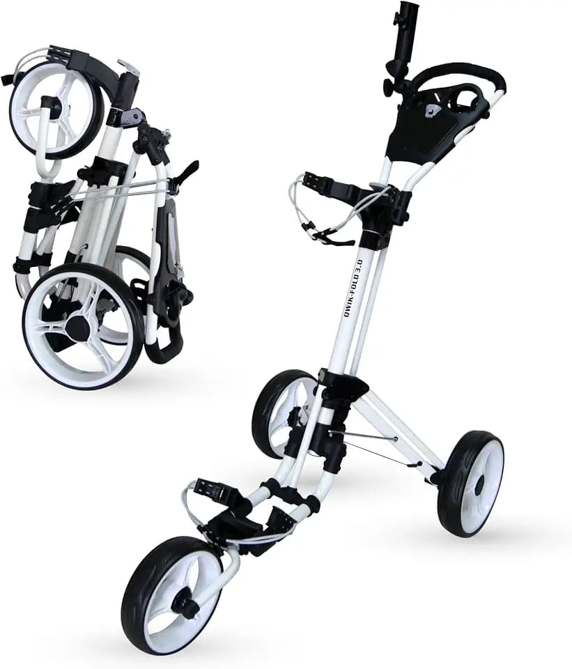 Qwik-Fold - 3-Wheel Golf Push Cart