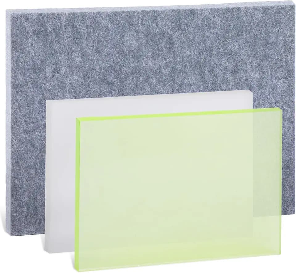 3Pcs Leather Craft Punch Pad, Leather Punch Mats and Sound Absorbing Pad