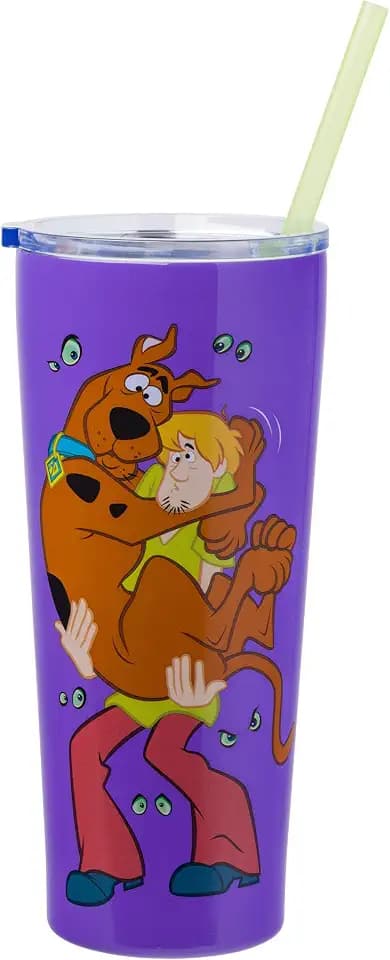 Silver Buffalo Scooby Doo Where Are You, Stainless Steel Tumbler, 22oz