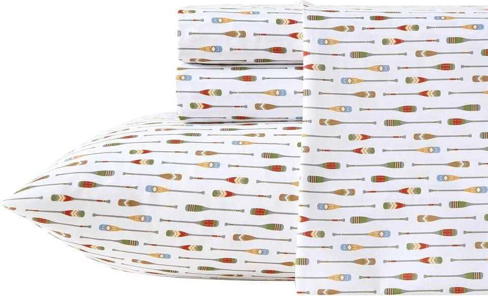 Eddie Bauer - Queen Sheet Set with Fitted Sheet & Pillowcases