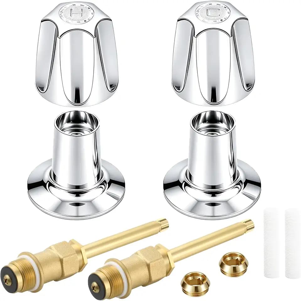 2 Piece Shower Knob Replacement Kit, Compatible with Price Pfister Valve