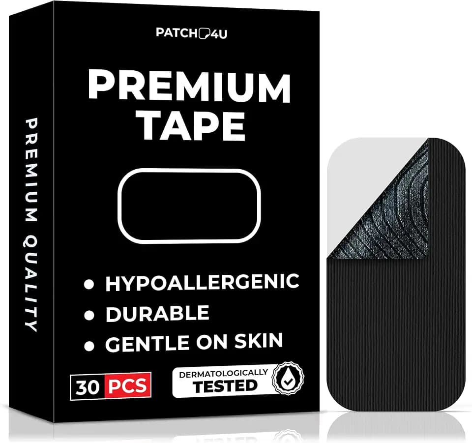 PATCH4U Premium Tape (30 Pack) - Pain Free Removal, Hypoallergenic
