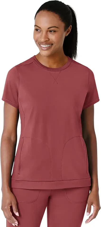Wink Renew Women's Flex-n-Reach Crew Neck Scrub Top
