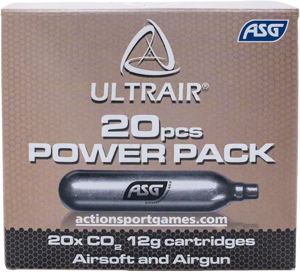 ASG Ultrair 12g CO2 Air Cartridges for BB Pistol and Airguns