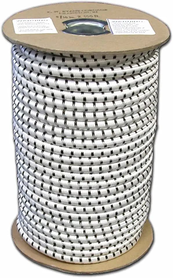 T.W Evans Cordage SC-308-100 3/8-Inch by 100-Feet Elastic Bungee Shock Cord