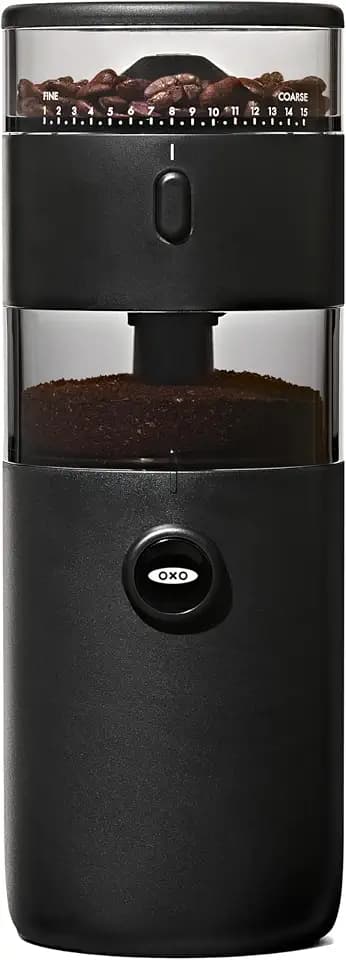OXO Brew Compact Conical Burr Electric Coffee Bean Grinder - 50g Capacity