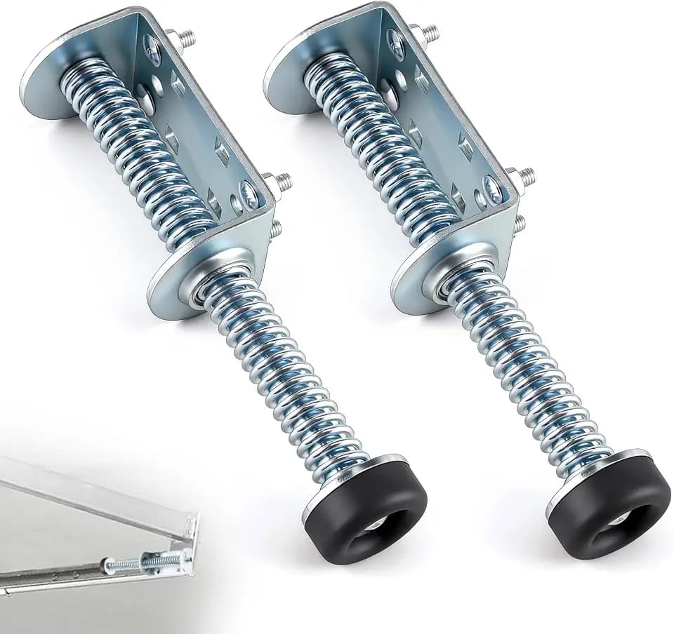 Blulu 2 Pairs 9 Inch Garage Door Plunger Bumper Spring, Steel Buffer