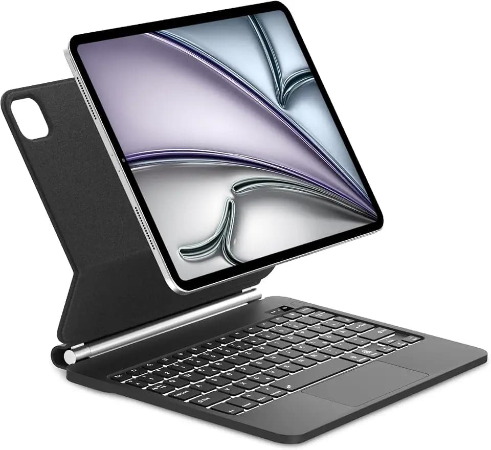 Magic Tastatur für iPad Air 11 M4 Freitragender Ständer QWERTZ