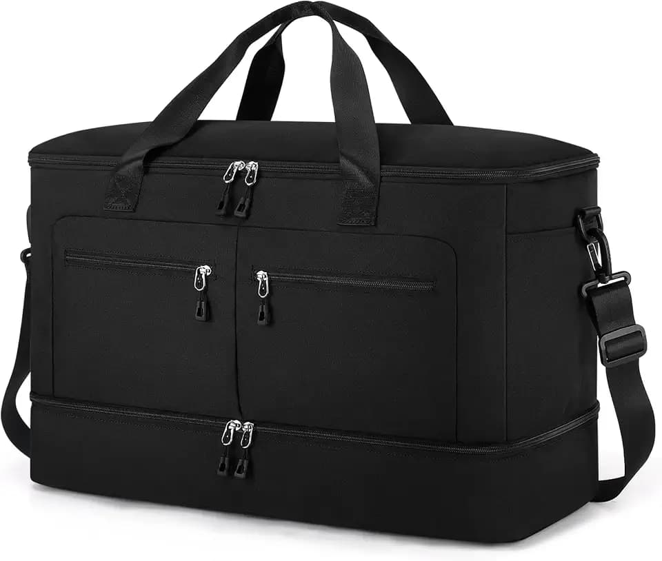 ZOMFELT Carry On Luggage 22x14x9 Airline Approved, 45L Travel Duffle Bag