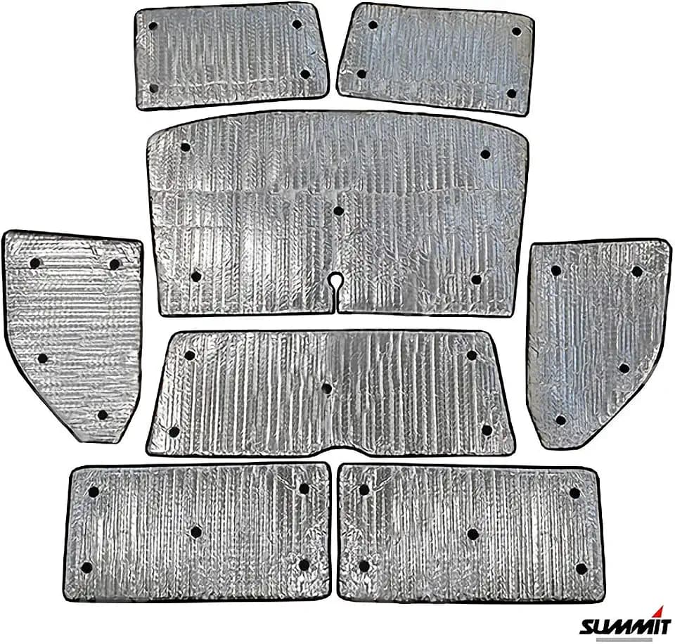 Summit Thermo-Rollos für VW T5/T6 Calif SWB (Rückansicht-Ausschnitt) (ab 2005)