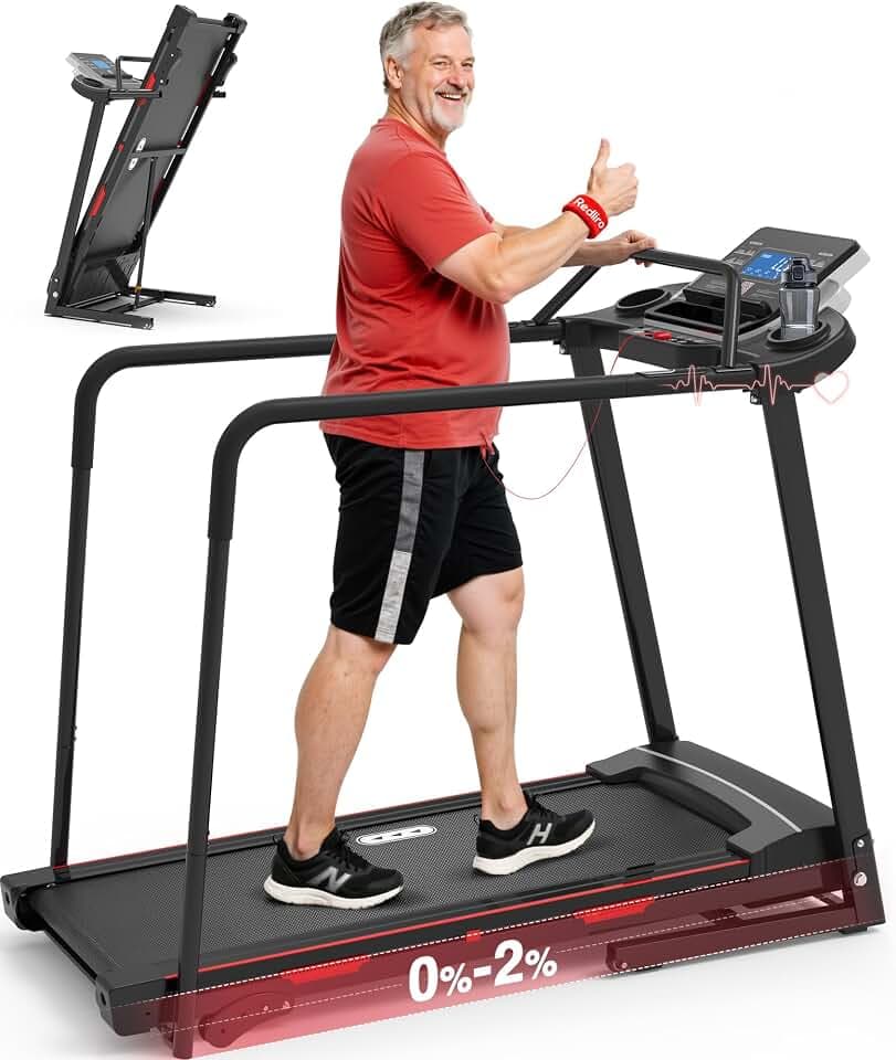 Redliro Walking Treadmill for Seniors - 400 Lb Capacity Senior Treadmill