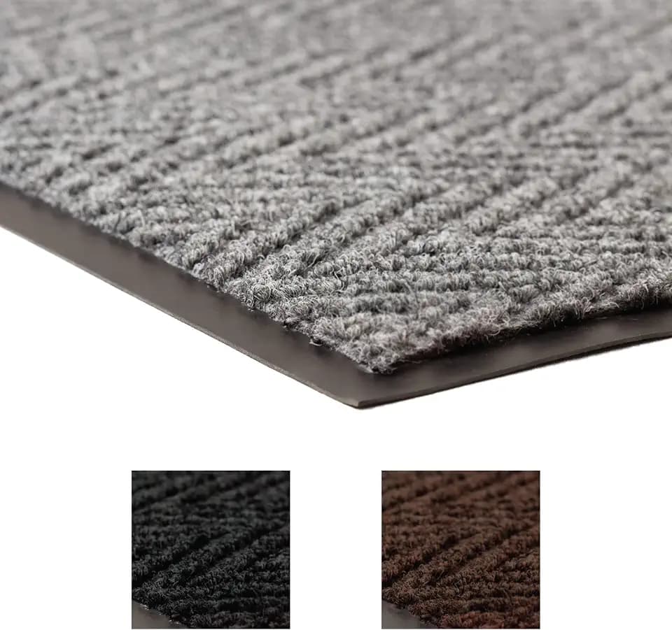 Notrax 118 Arrow Trax® Entrance Mat, for Home or Office, 3' X 4' Gray