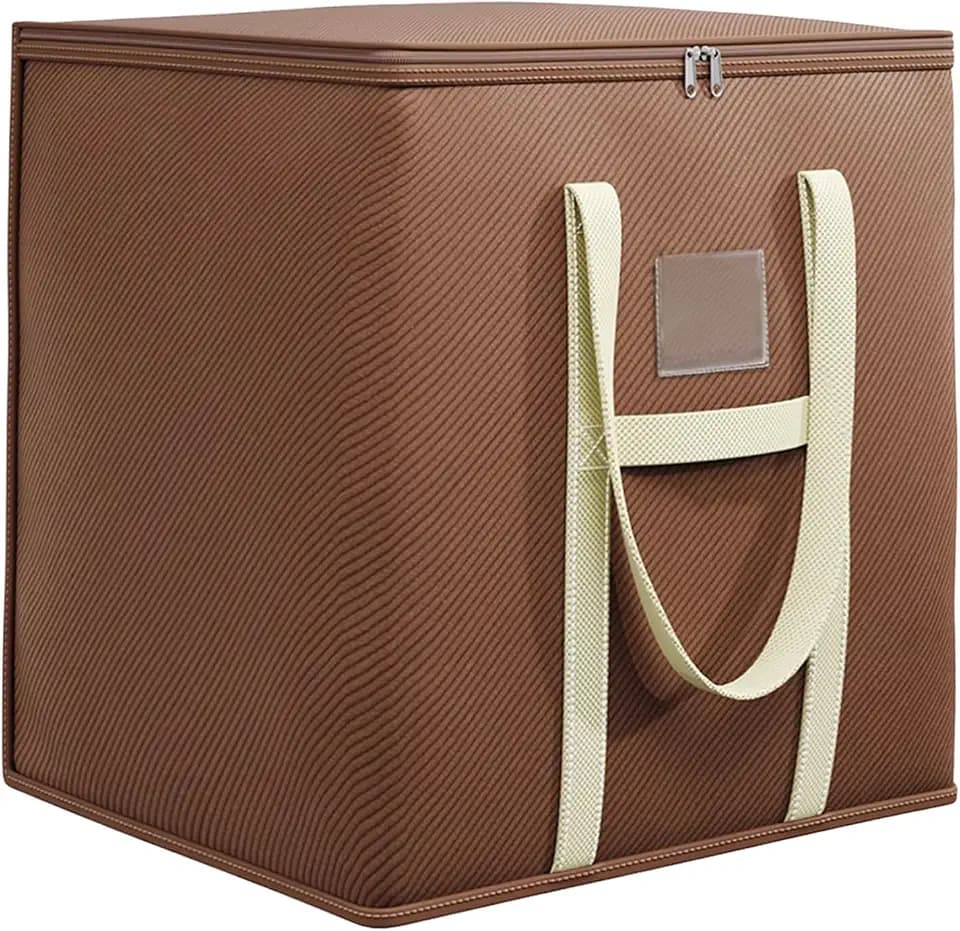 Heavy Duty Moving Bags, Square Dorm Bags Brown, 150L
