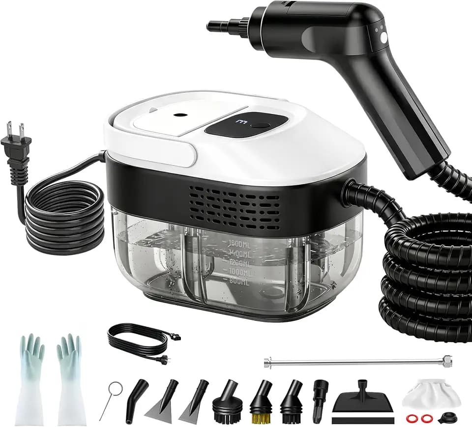 Steam Cleaner, 54oz Portable handheld Steamer for Cleaning Home, Car