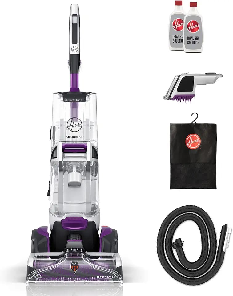 Hoover SmartWash Pet Automatic Carpet Cleaner Machine with Spot Chaser Wand