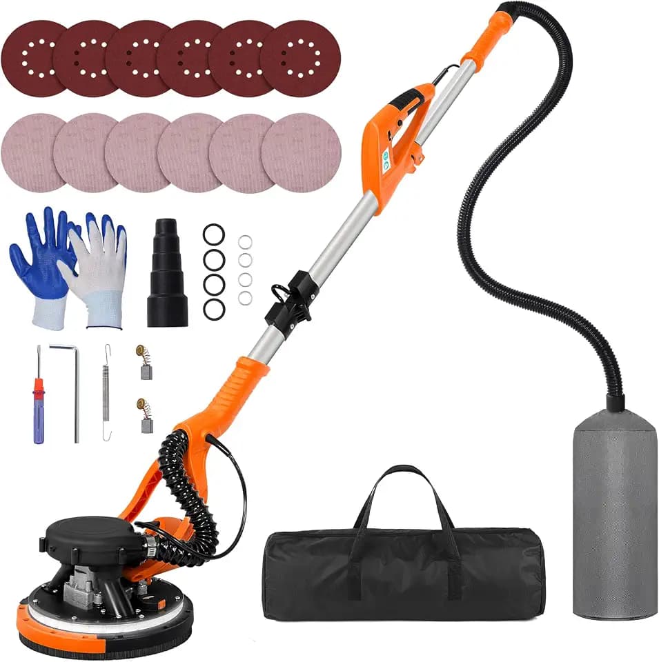 Drywall Sander Tool, KUPERIA 8.5 Amp Popcorn Ceiling Removal Tool, Orange