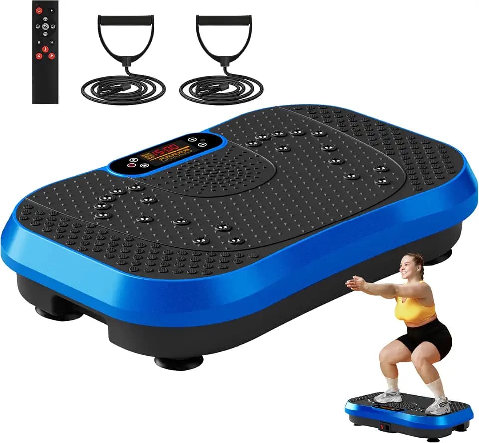 SoftGym Vibration Plate Exercise Machine for Lymphatic Drainage & Fitness