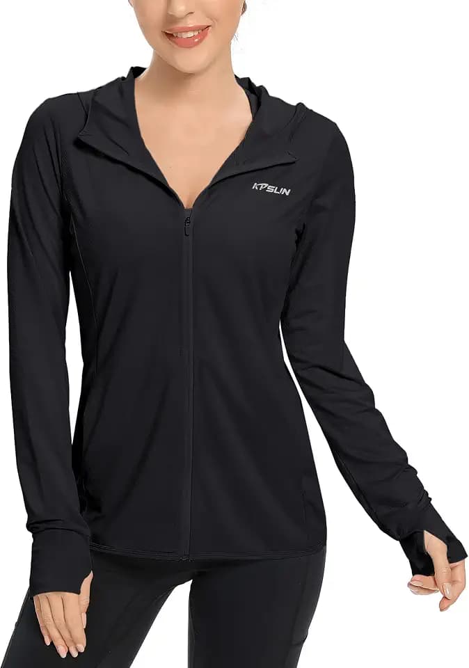 KPSUN Women's UPF 50+ Sun Protection Hoodie Jacket Lightweight Sun Shirt