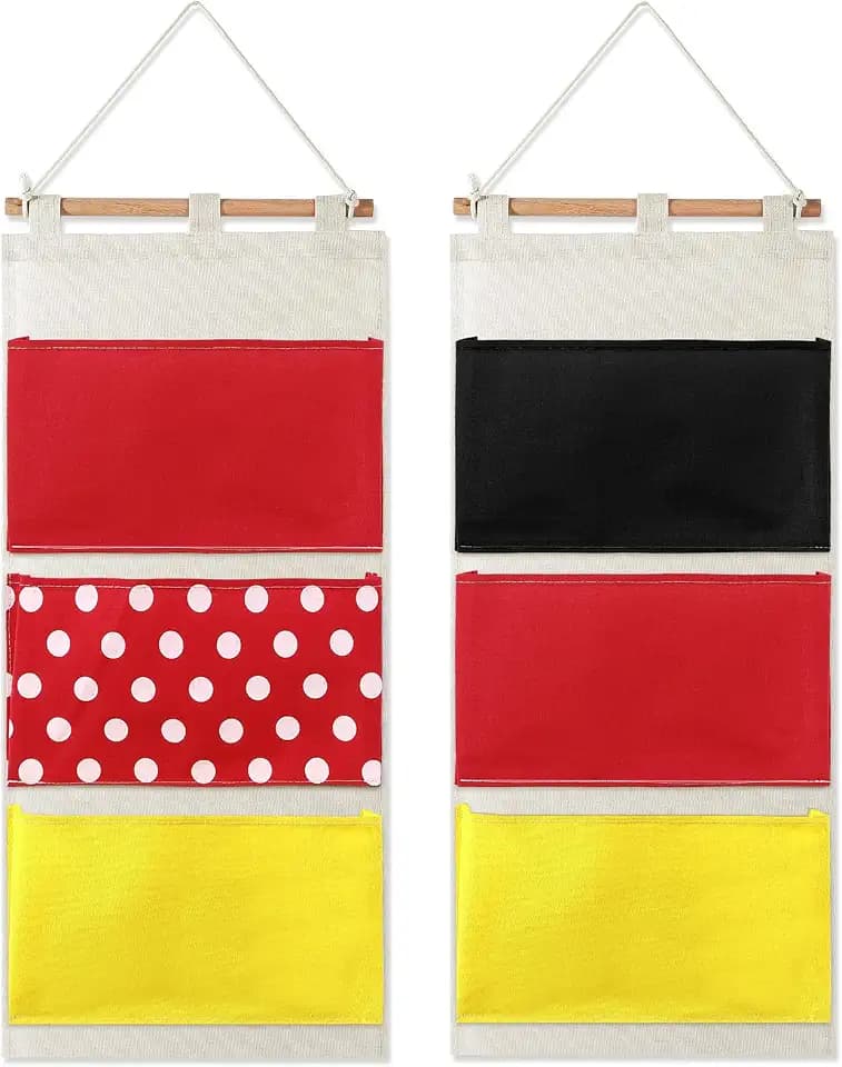 Riakrum 2 Pcs Fish Extender Cruise Hanger, Dot, Red,Black,Yellow