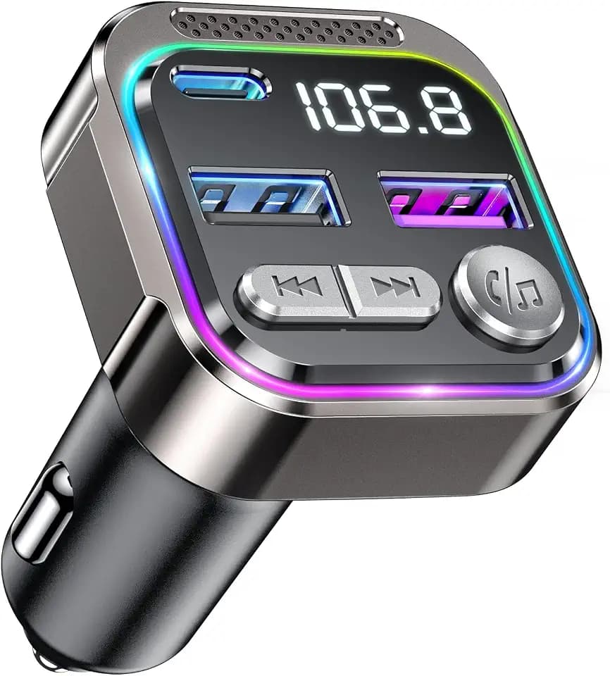 Bluetooth Adapter Auto, FM Transmitter, Car Radio Zigarettenanzünder
