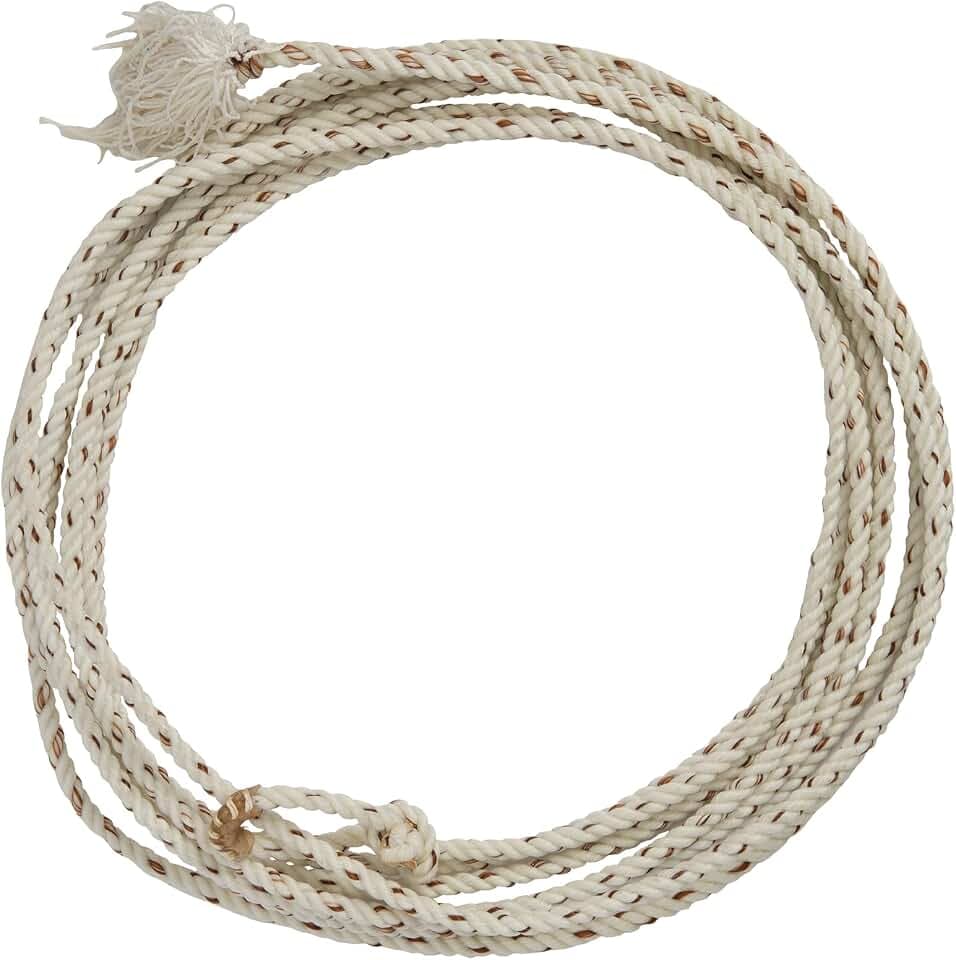 Weaver Equine Waxed Nylon, Cowboy Lasso for Cattle Roping, 7/16 x 30 ft