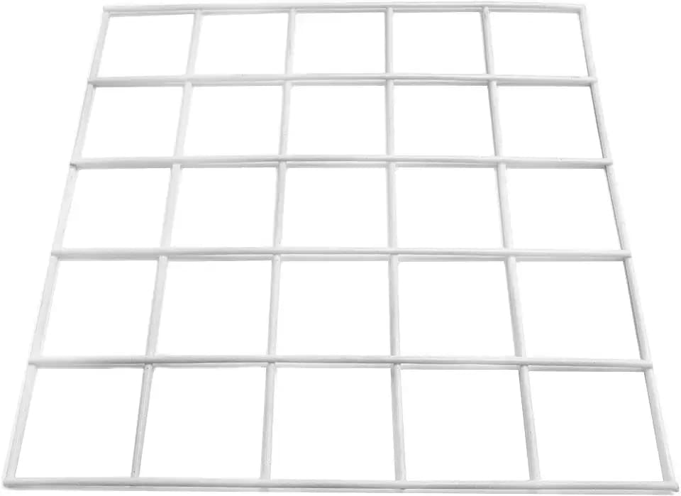 EISCO Ecological Inspection Metal Frame Quadrat - 19.75" x 19.75" with 25 Equal Squares (3.5" x 3.5") - Heavy Duty