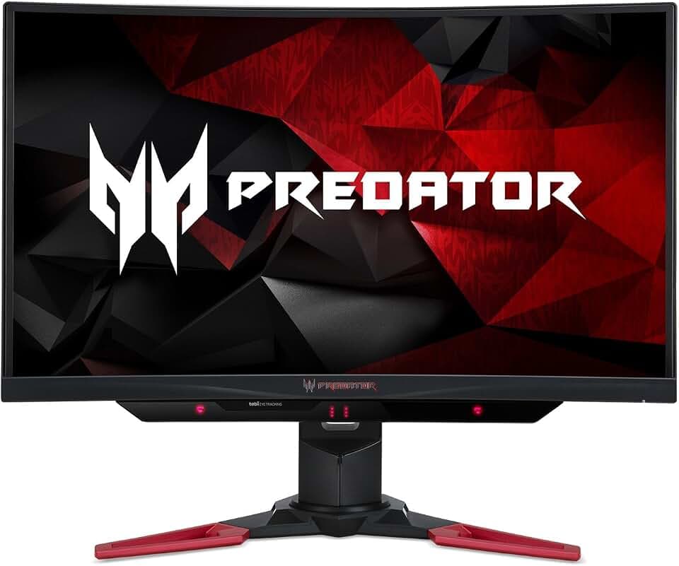 Acer Predator Z271 Tbmiphzx 27 Zoll Tobii Eyetracking Curved NVIDIA G-SYNC Monitor (Display Port & HDMI Port, 144Hz)