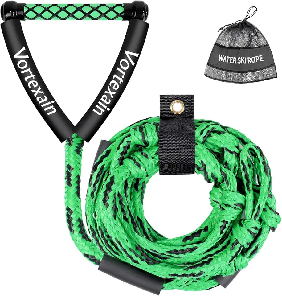 Wakesurf Rope with Handle, 25ft Lines for Wakeboarding Waterskiing and Wakesurfing