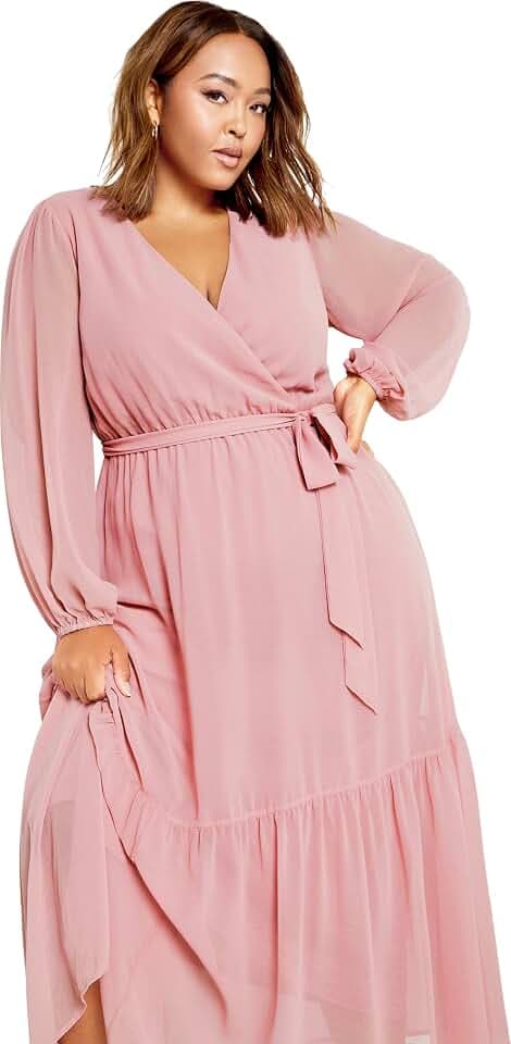 City Chic Women's Plus Size Charlie Maxi Dress