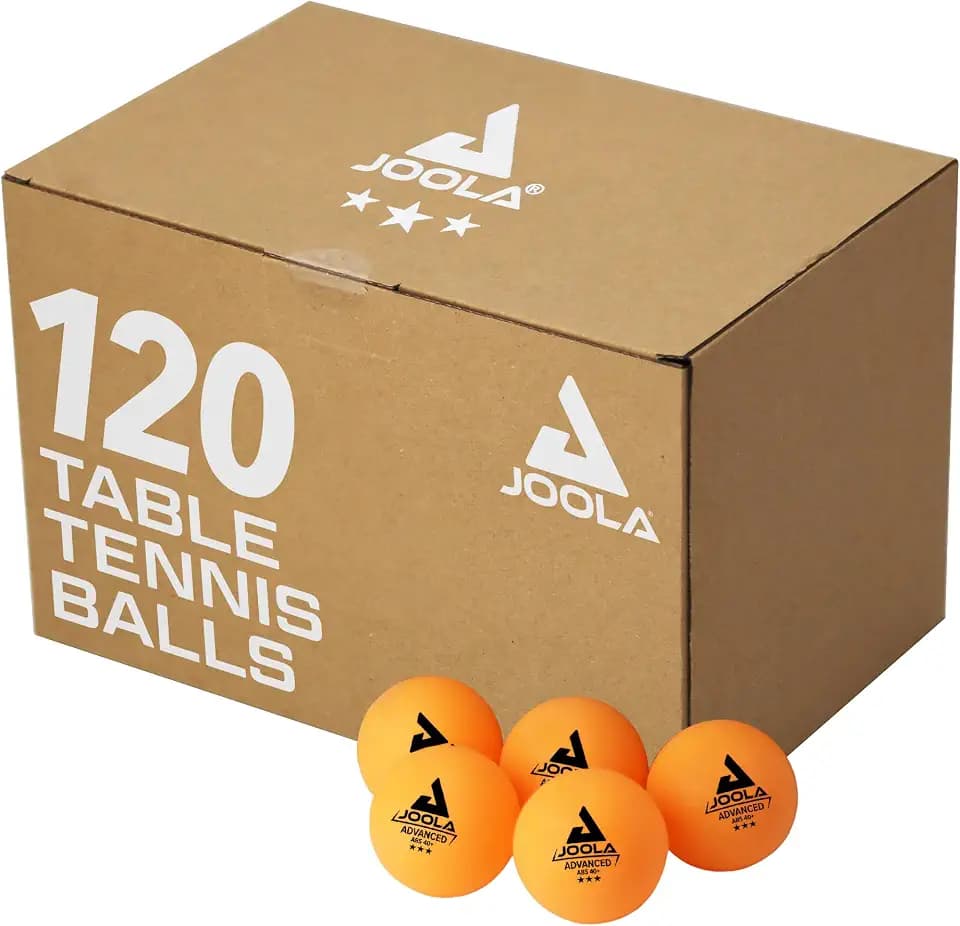 JOOLA Training 3 Star Table Tennis Balls - 40+mm Regulation Bulk Ping Pong Balls for Competition and Recreational Play - Fun as a Cat Toy - Indoor and Outdoor Compatible