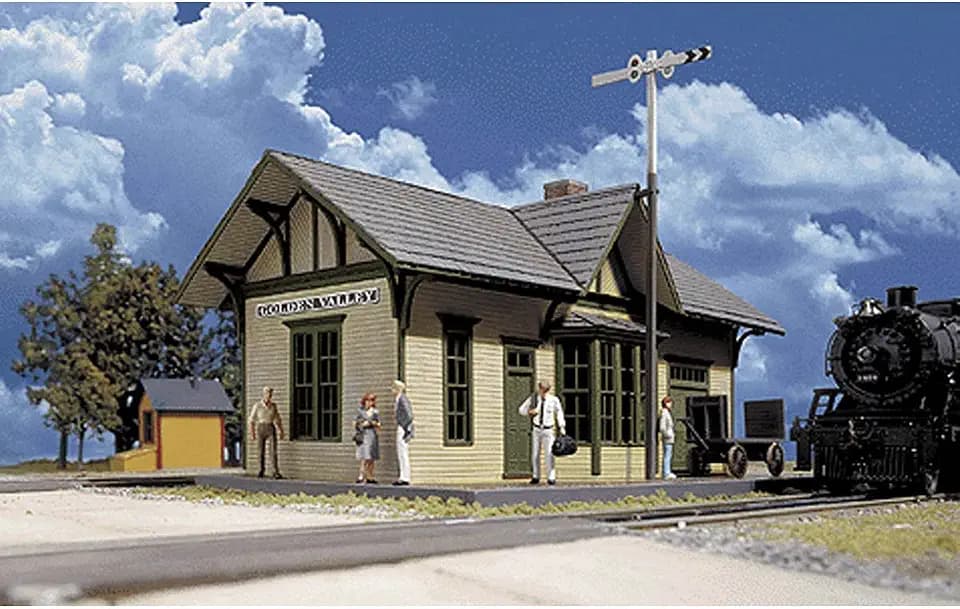 Walthers Cornerstone Golden Valley Depot 933-3532 HO Scale Model Railroad - Structure Kit