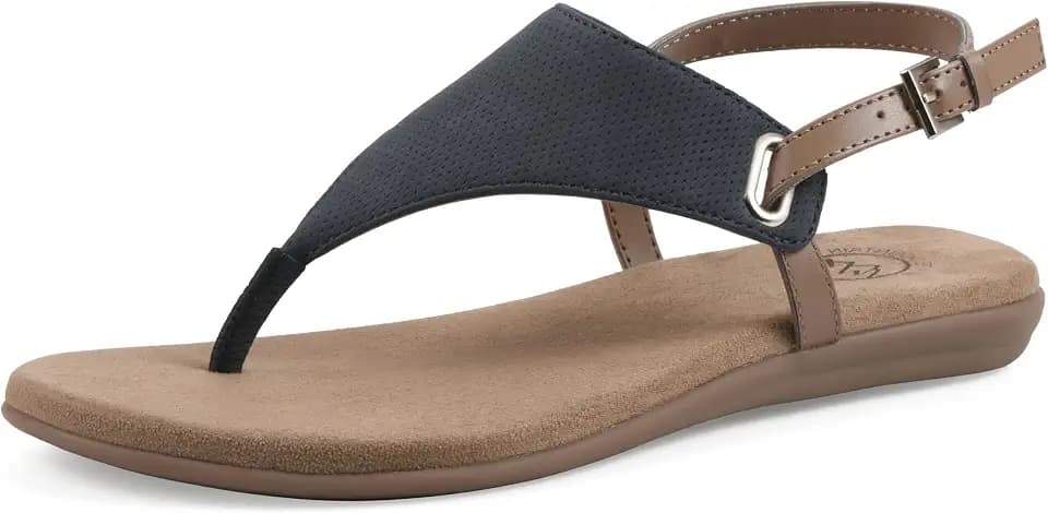 White Mountain Women's Lifted Thong Sandal