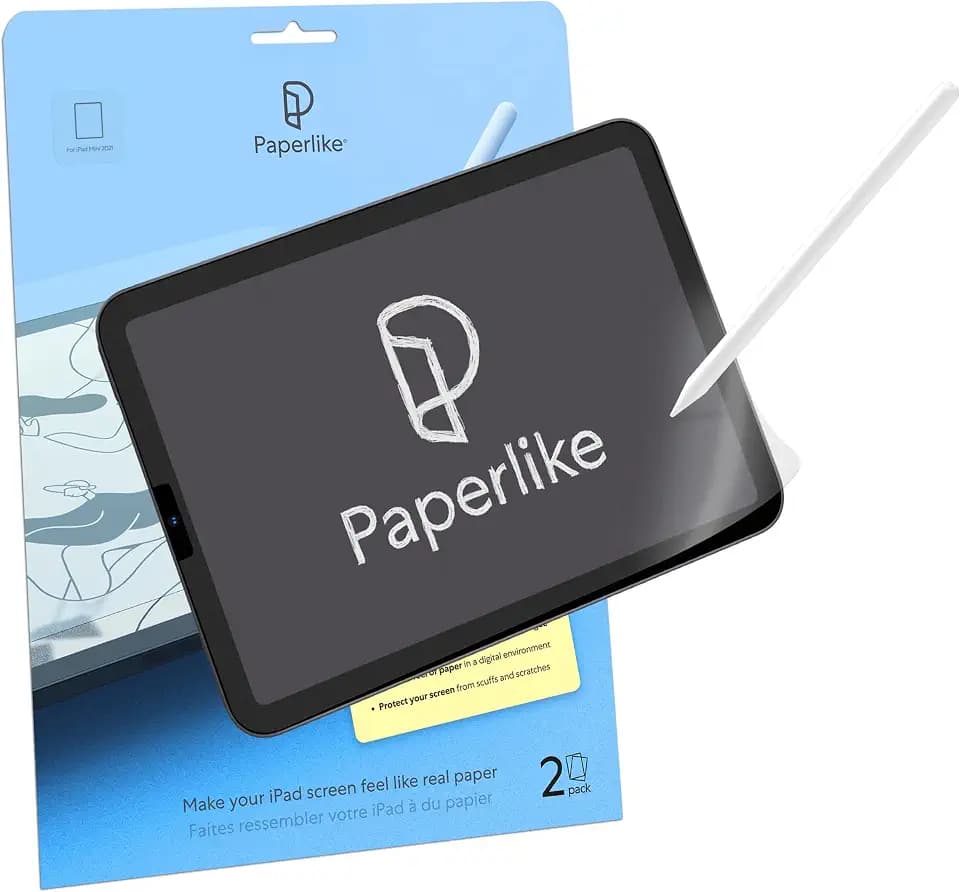 Paperlike 2.0 (Vorgängermodell) für iPad Mini 8.3" (2021) - Folie zum Zeichnen und Schreiben wie auf Papier