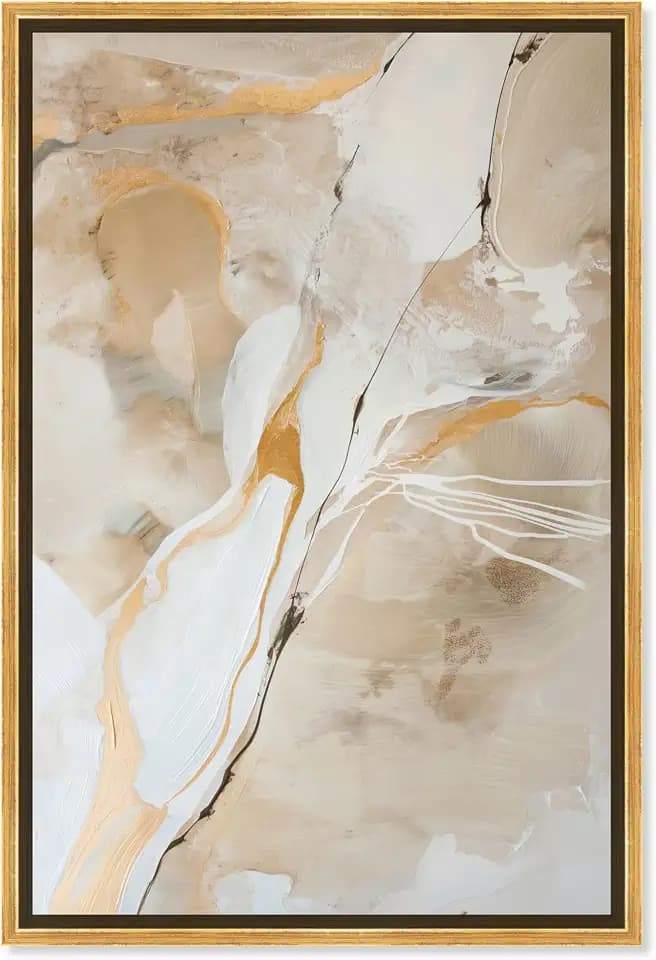 Art Remedy Mystic Reverie (VIII) Canvas Minimalist Boho Art, Gold Frame, 10" x 15"