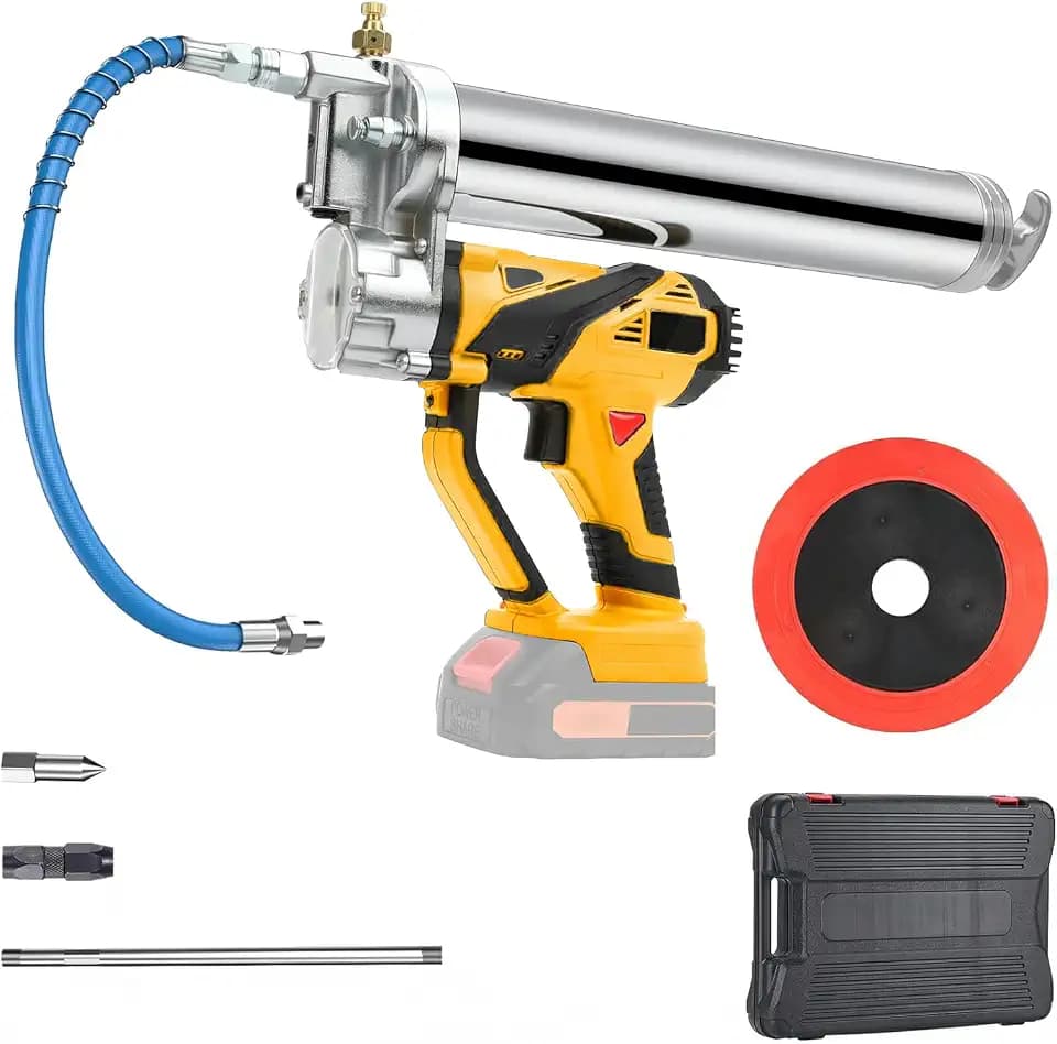 Akku Fettpresse, 12000 PSI Leistungsstarkes Elektrische Fettpresse für Makita 18V Akku, Professionelle Fettpresse Akku mit 50cm Schlauch (Ohne Akku)