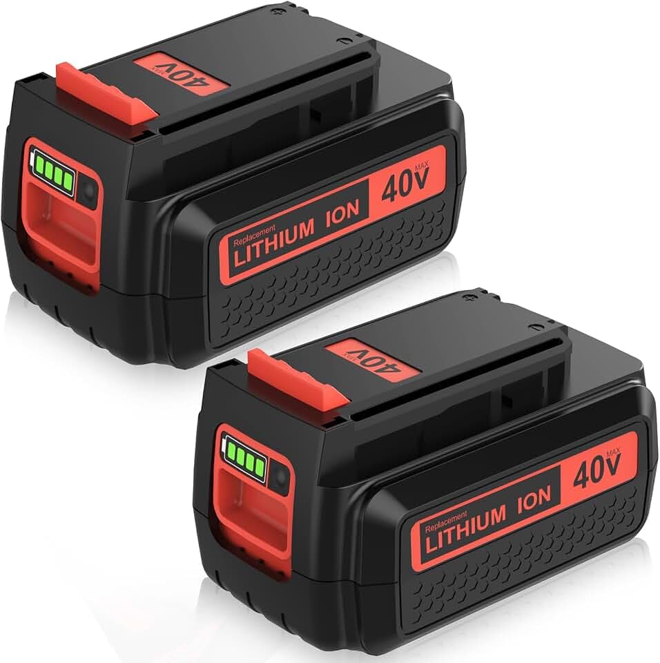 2Pack 40v 3.6Ah LBX2040 Replacement for Black and Decker 40V Battery