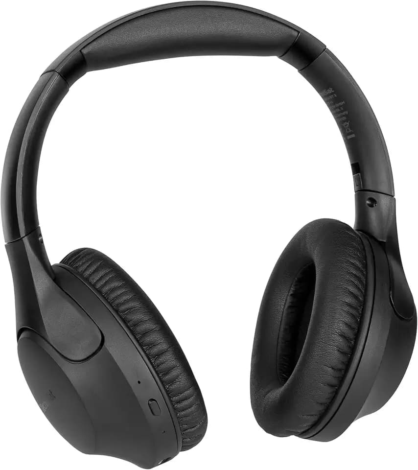 TechniSat STEREOMAN 3 BT – kabelloser Bluetooth-Kopfhörer, Schwarz