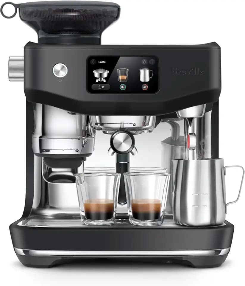 Breville BES985BTR Oracle Jet Espresso Machine, Black Truffle