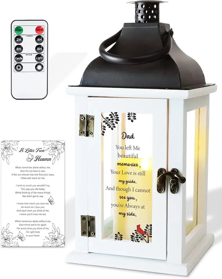 Homemory Memorial Lantern Loss of Father Bereavement Sympathy Gift