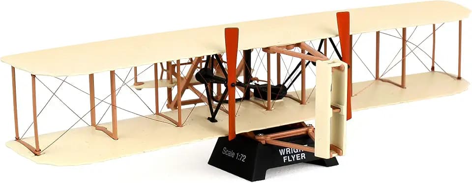 Daron Wright Flyer 1/72 Scale Die-Cast Historical Airplane Model with Display Stand – Collectible Aircraft for Ages 14+
