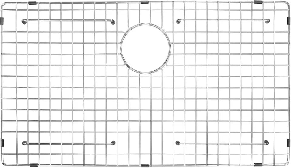 Serene Valley Kitchen Sink Protector and Sink Bottom Grid NDG3219, 304 Premium Stainless Steel, dim 29 9/16" x 16 9/16"