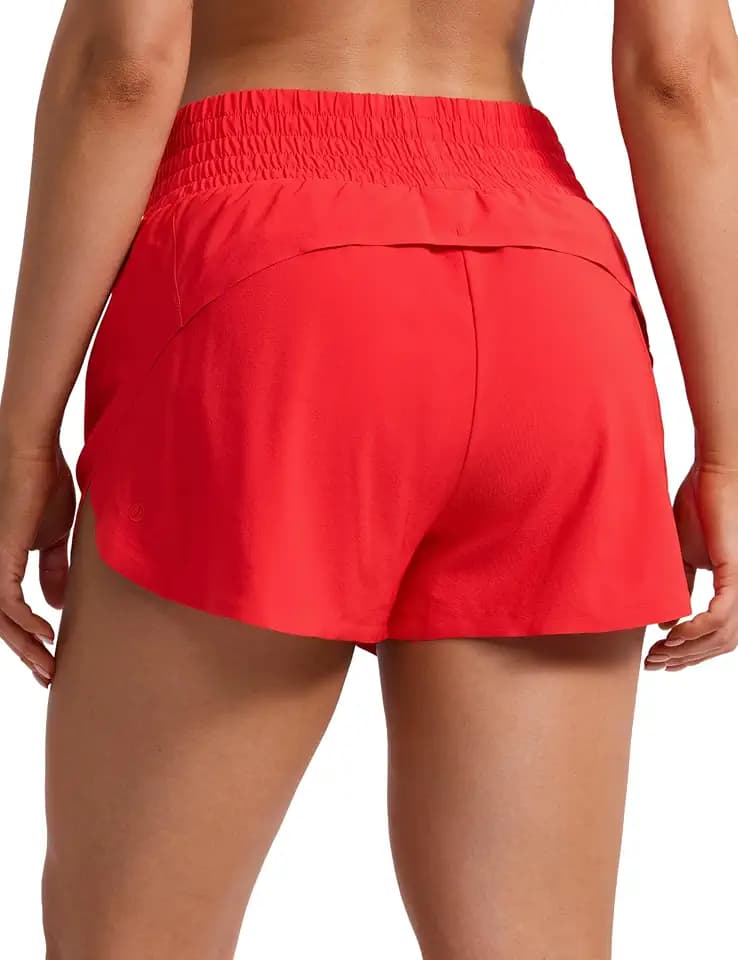 CRZ YOGA Split Dolphin Running Shorts 2.5"