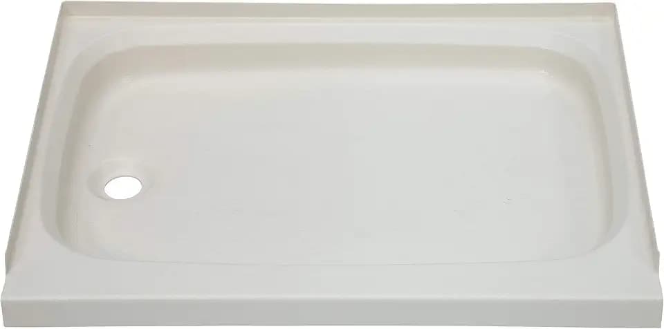Lippert Replacement 24" x 36" Parchment RV Shower Pan with Left Drain for Travel Trailers, 5th Wheels, and Motorhomes - 342922